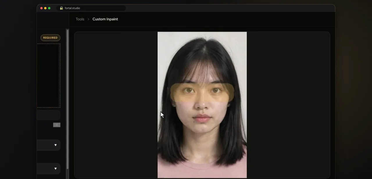 Schritt 1 · อัปโหลดรูป · ระบายพื้นที่