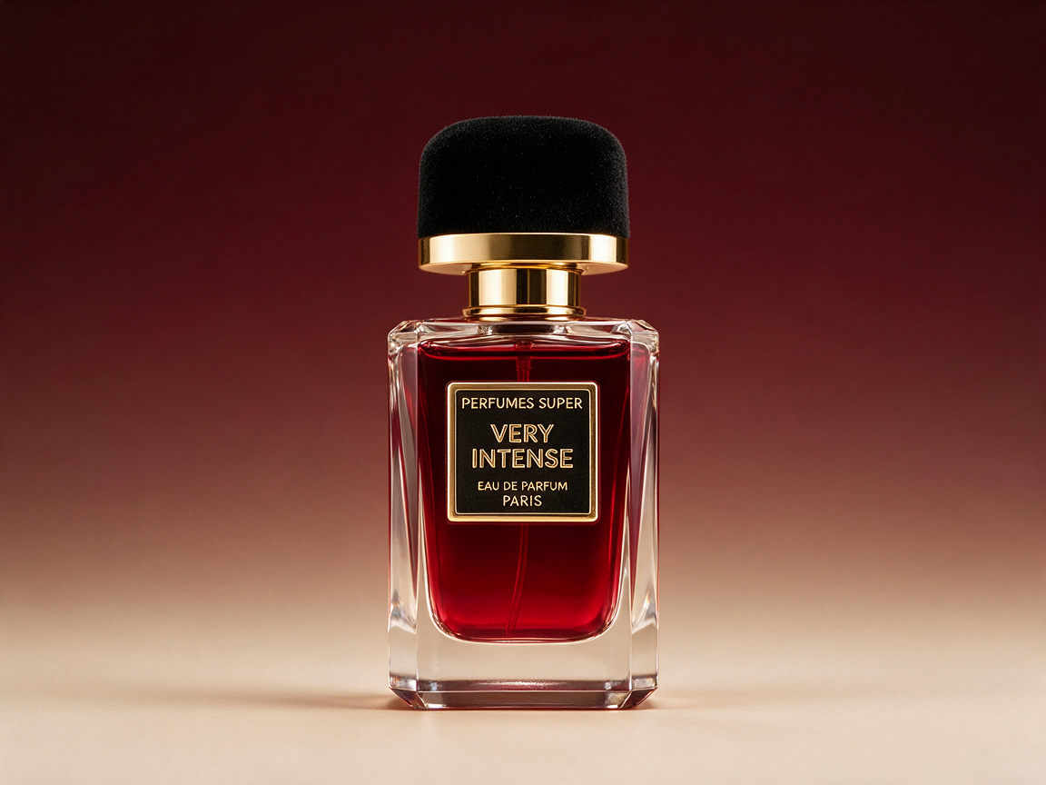 A perfume product image branching into four cinematic video advertisements.