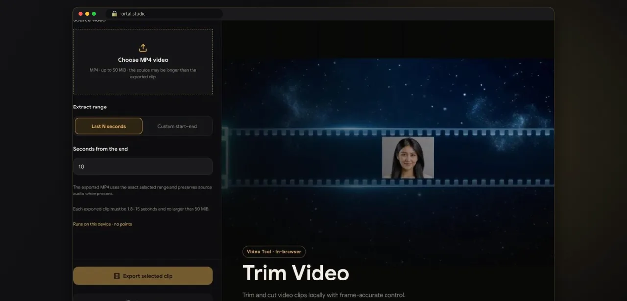 Schritt 4 · Trim Video