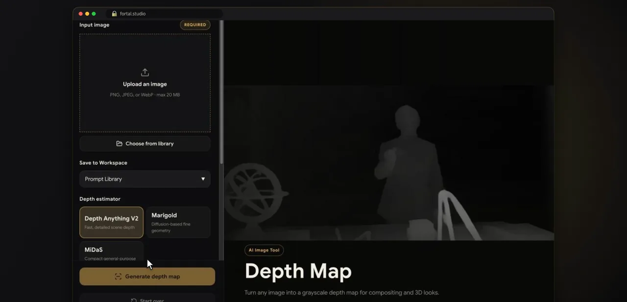 ステップ16 · Arrow Shot · Depth Map