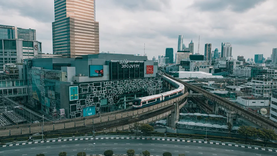 Prompt, image generator, and generated cinematic rooftop image connected on a Canvas.